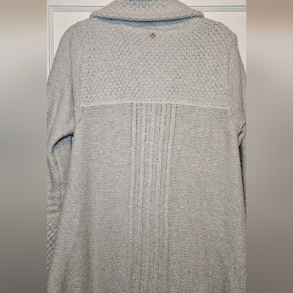 Prana Women's Gray Wool Blend Knit Sweater - Picture 2 of 6